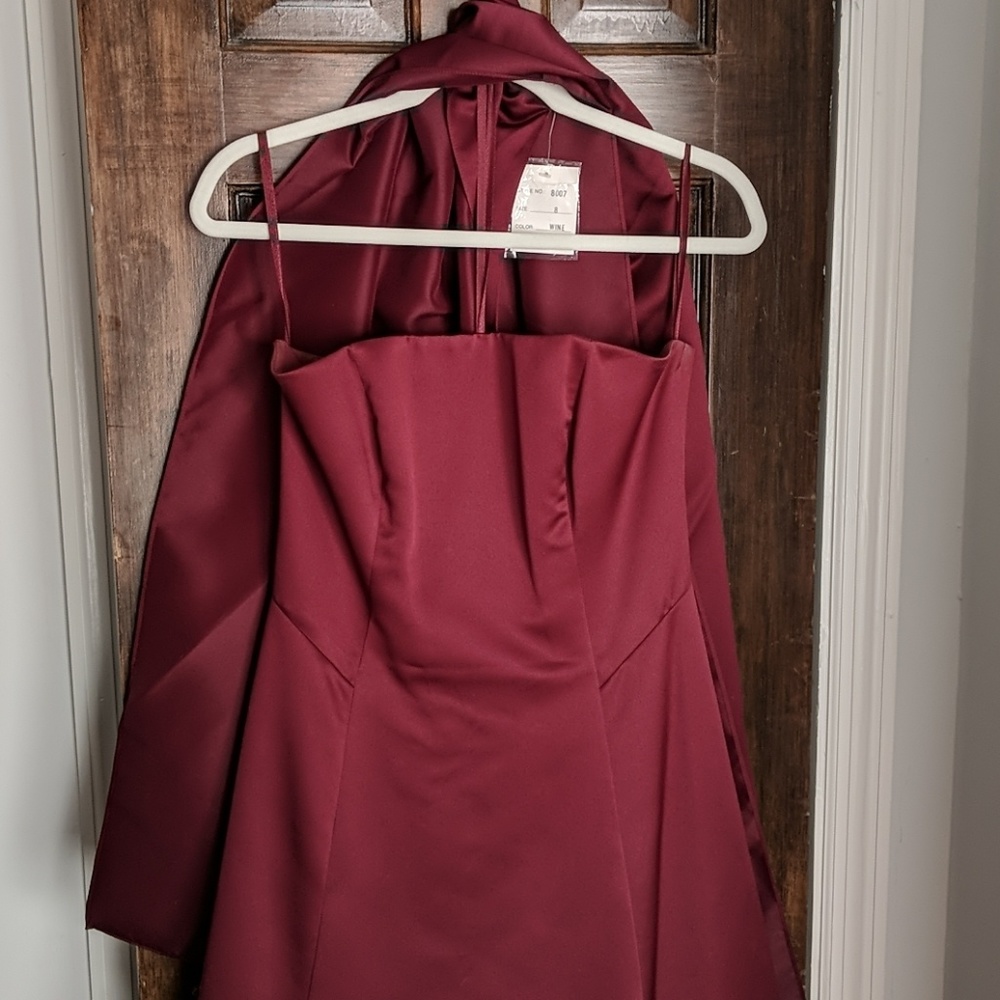 Michaelangelo David Bridals Bridesmaid Dress Wine
